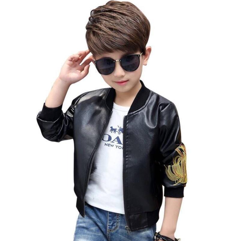 Vegan Leather Jacket 12M-6T