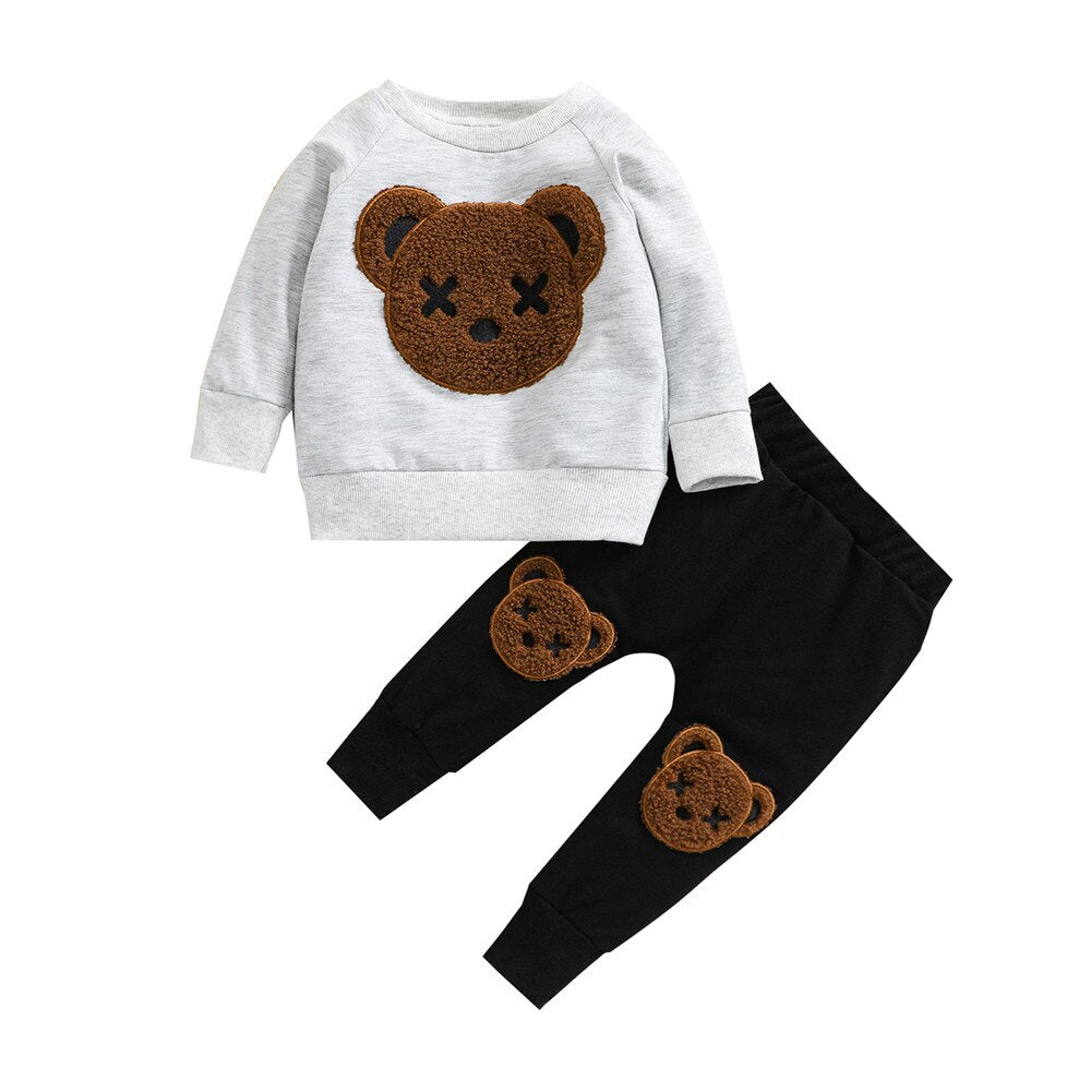 "Teddy" Sweatpants & Bear Sweatshirt 1-5Y