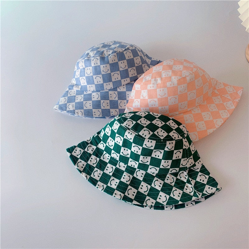 Checkerboard Bucket Hat