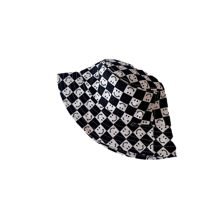 Checkerboard Bucket Hat