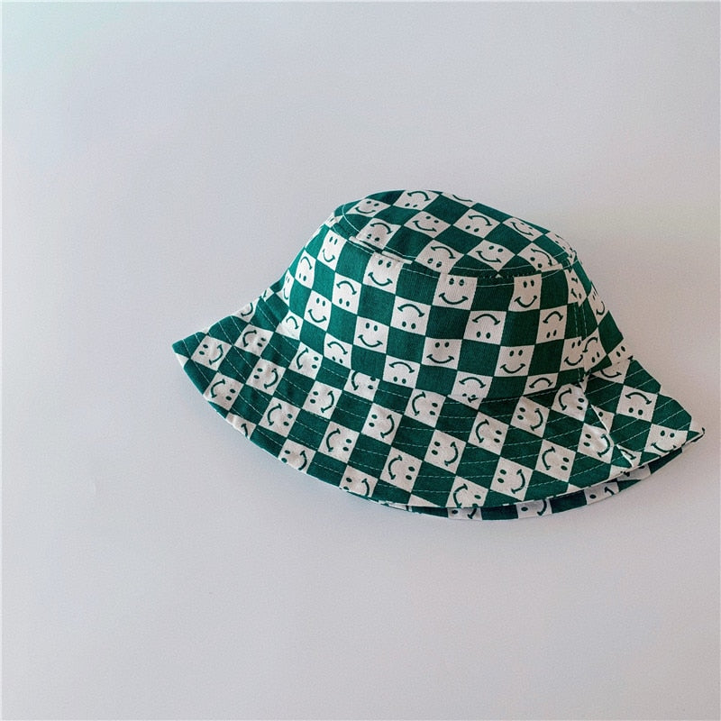 Checkerboard Bucket Hat