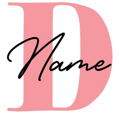 Monogrammed bodysuit with Name (12 mos, 18 mos, 24 mos)