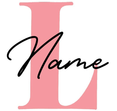 Monogrammed bodysuit with Name (12 mos, 18 mos, 24 mos)
