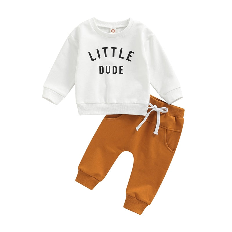 Baby & Toddler Boys Nickname Sweatshirt and Pants Set 6M-3T