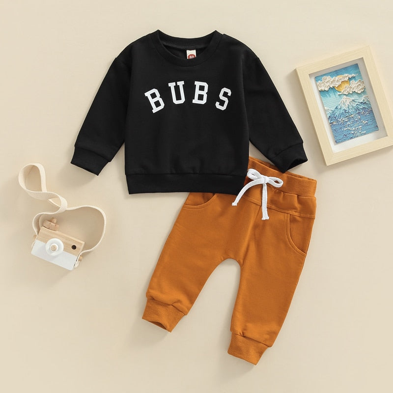 Baby & Toddler Boys Nickname Sweatshirt and Pants Set 6M-3T