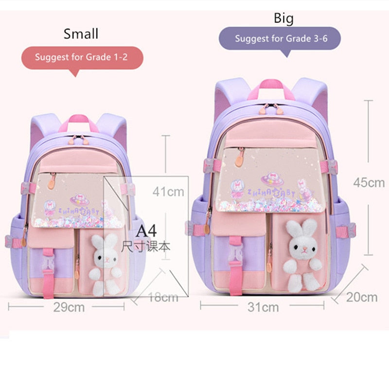 Bunny Love Backpack- various sizes and colors
