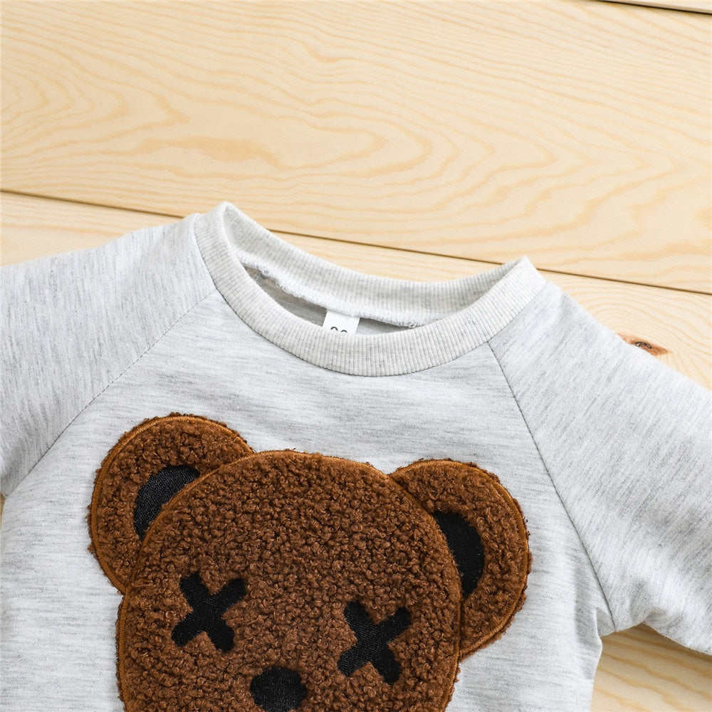 "Teddy" Sweatpants & Bear Sweatshirt 1-5Y