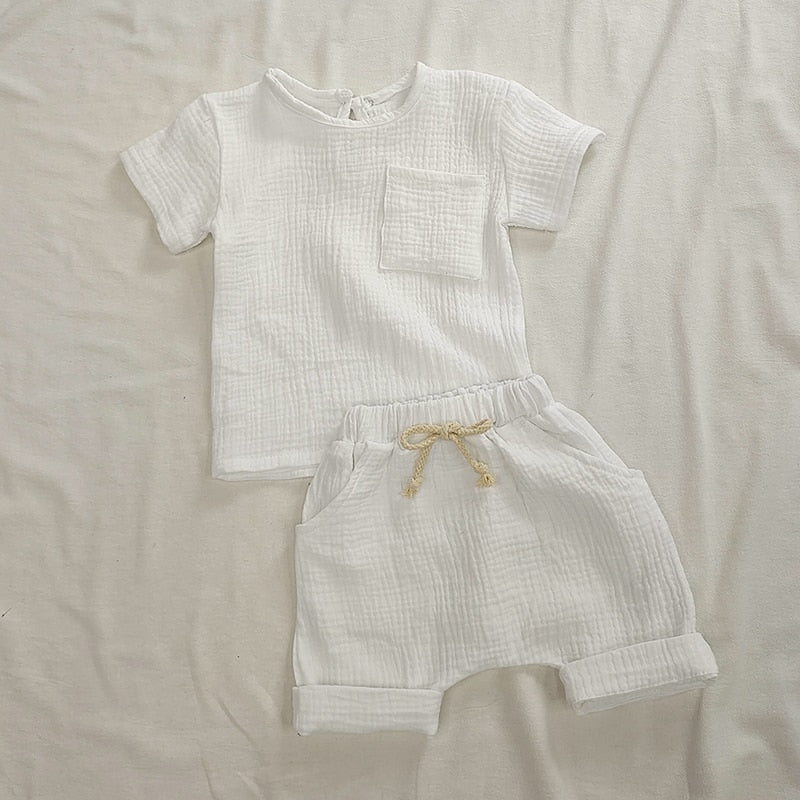 'Mason' Short & Shirt Set (6M-3T)