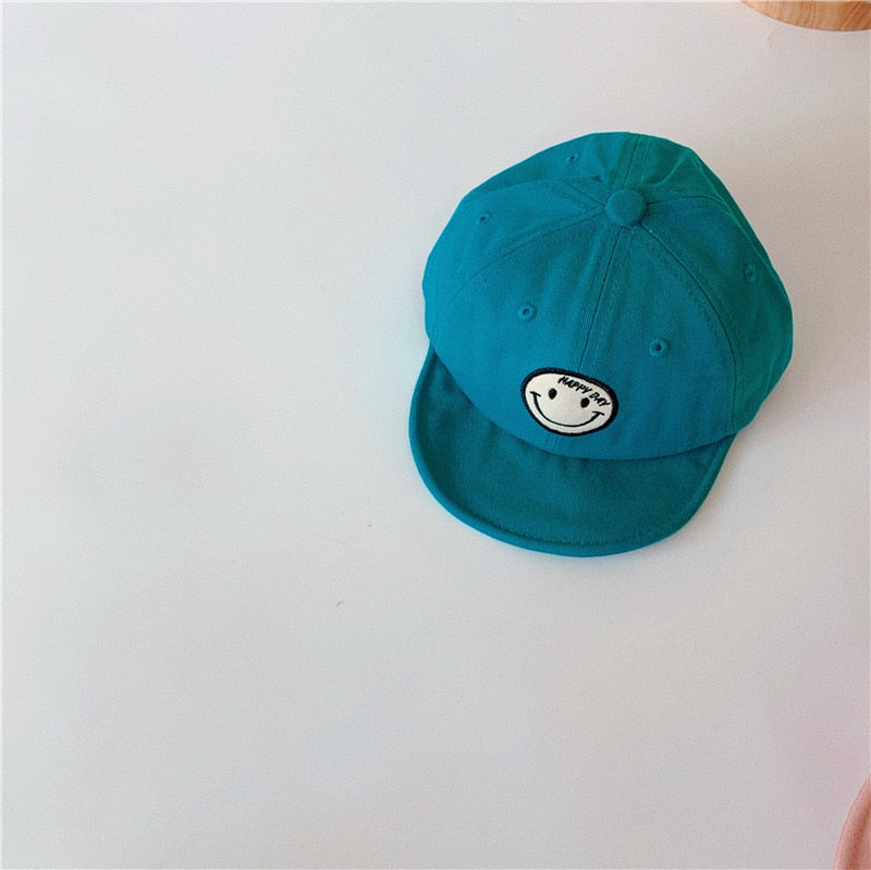 Smiley Face Baseball Hat Various Colors