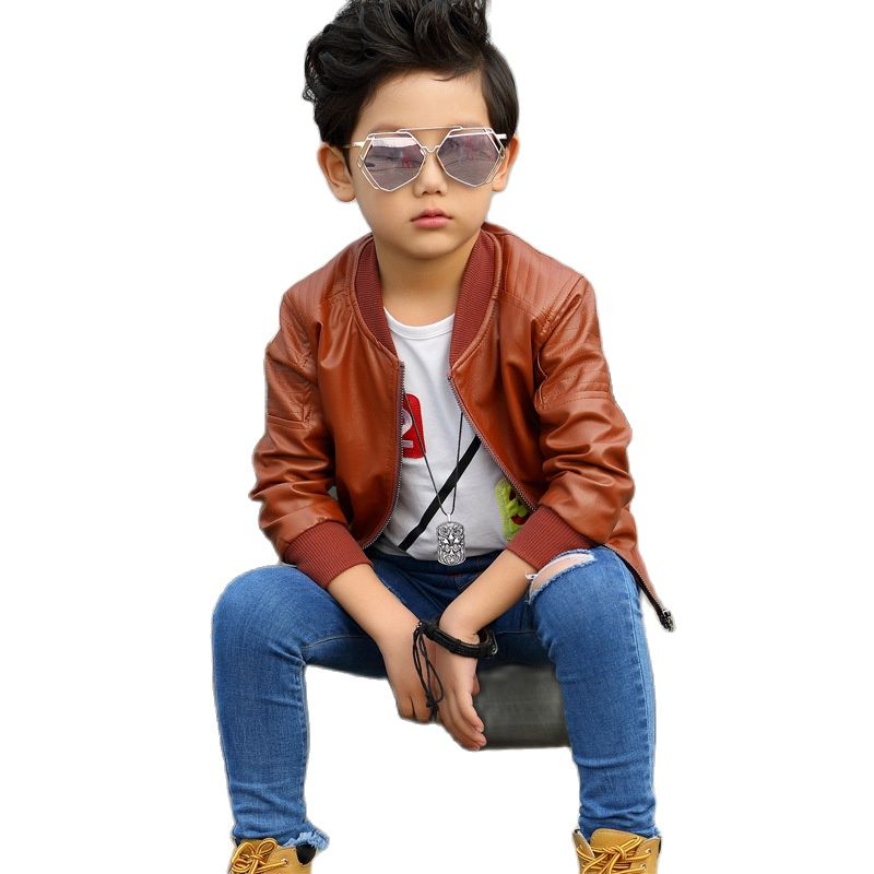 Vegan Leather Jacket 12M-6T