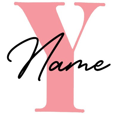 Monogrammed bodysuit with Name (3 mos, 6 mos, 9 mos)