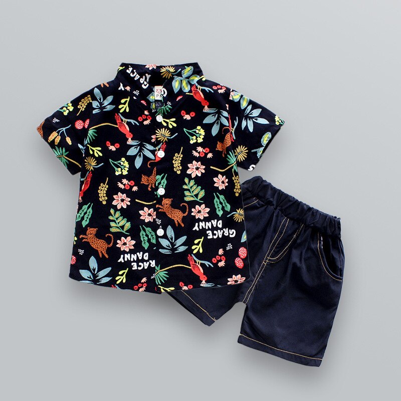 "Rico Suave" Boys Floral Outfits (12M-5T)