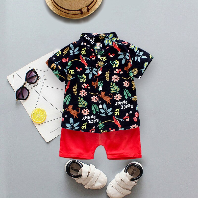 "Rico Suave" Boys Floral Outfits (12M-5T)