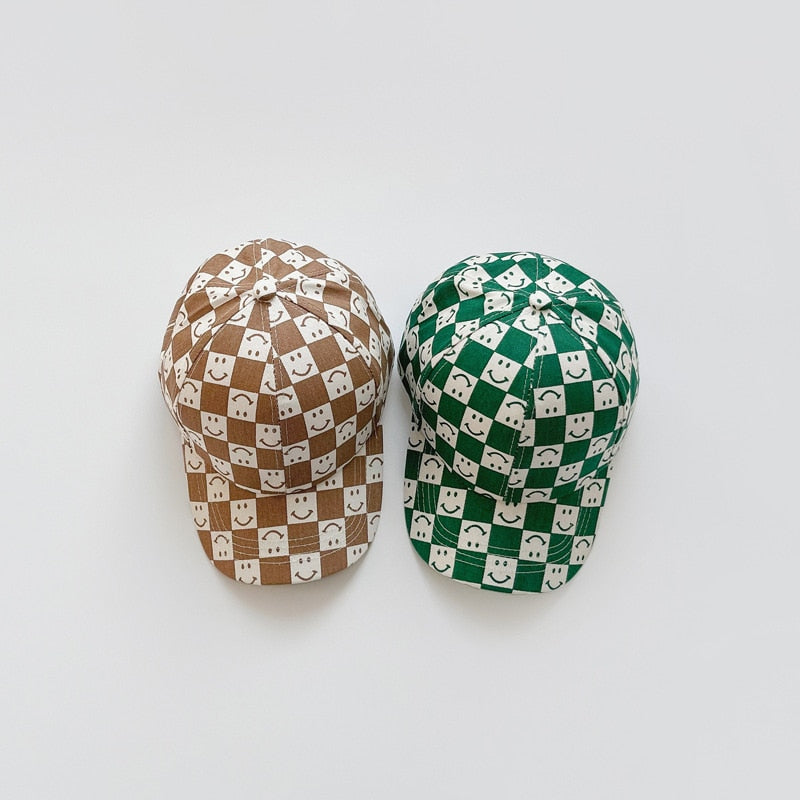 Checkerboard Baseball Hat