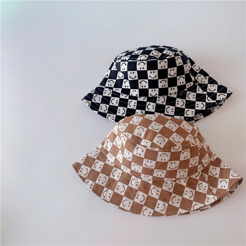 Checkerboard Bucket Hat