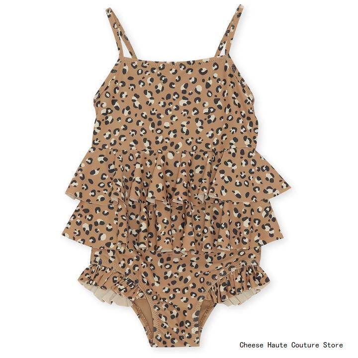 Imani Girls Swimming Suit Collection in Leopard Print (18M-9Y)