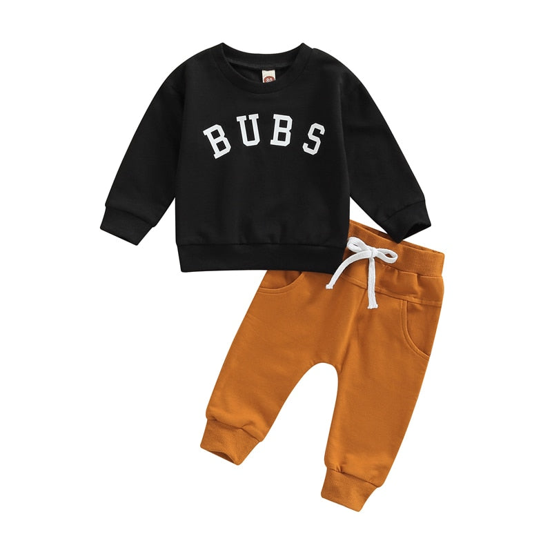Baby & Toddler Boys Nickname Sweatshirt and Pants Set 6M-3T
