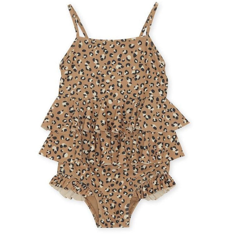 Imani Girls Swimming Suit Collection in Leopard Print (18M-9Y)