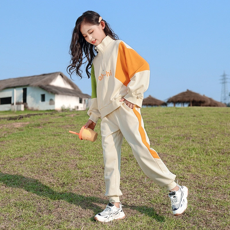 Girls Tracksuit "Autumn" 4T-13 Various Styles 2 Piece