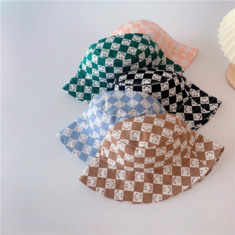 Checkerboard Bucket Hat