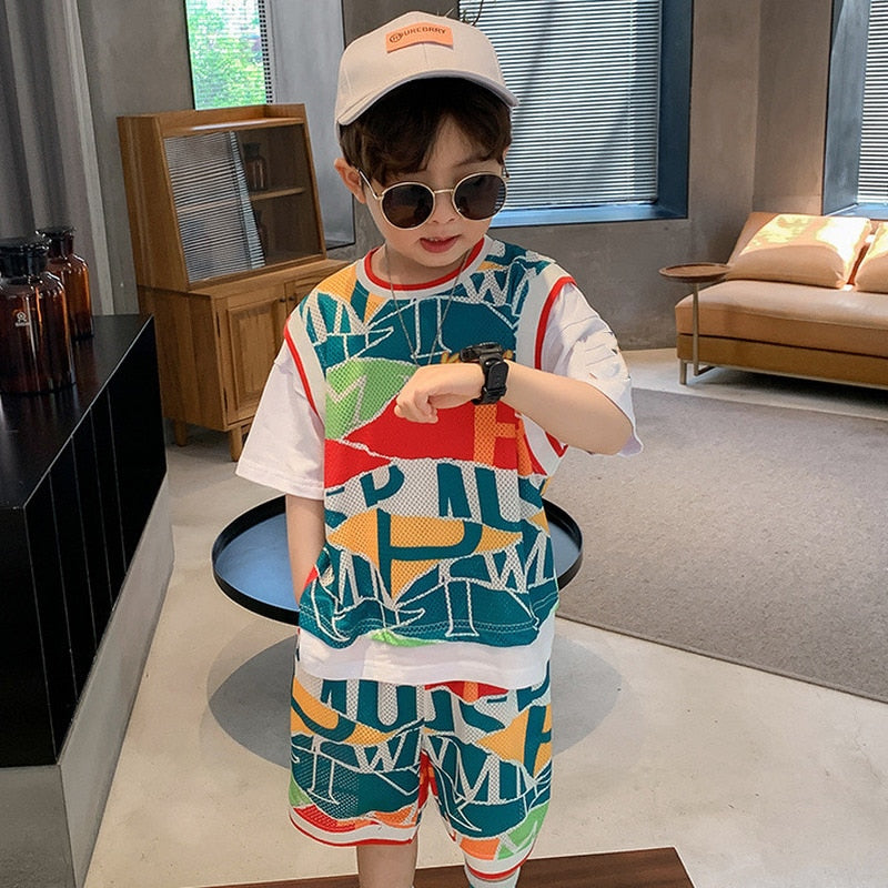 "Sebastian" Boys 2Pcs/Sets  (3T-14)