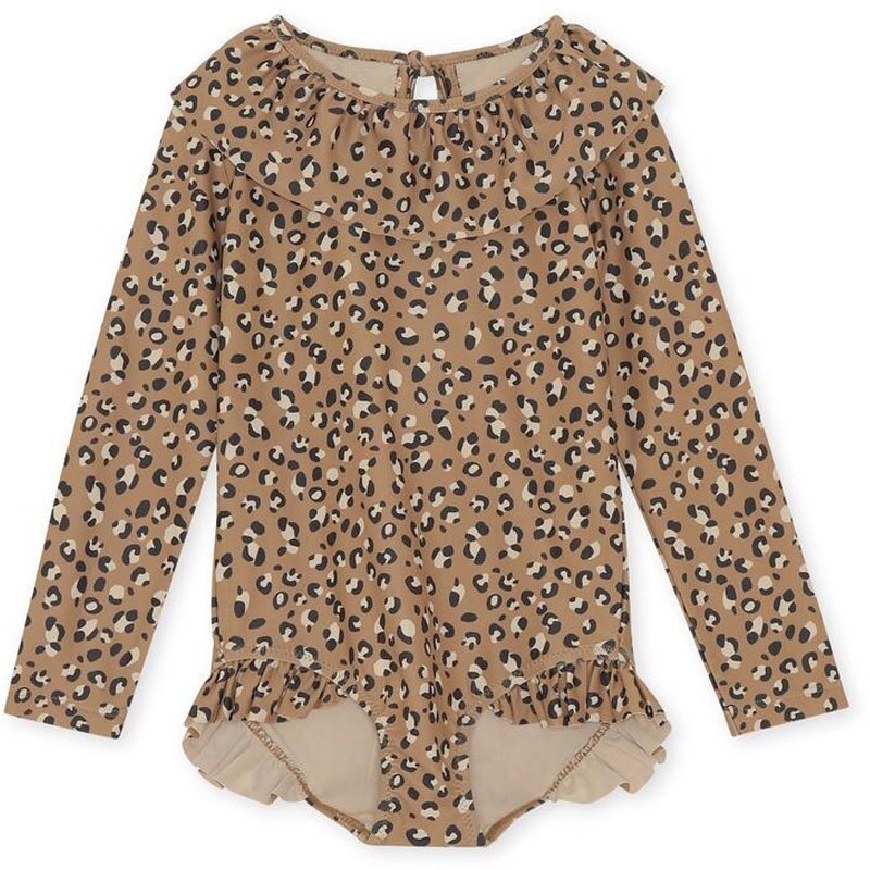 Imani Girls Swimming Suit Collection in Leopard Print (18M-9Y)