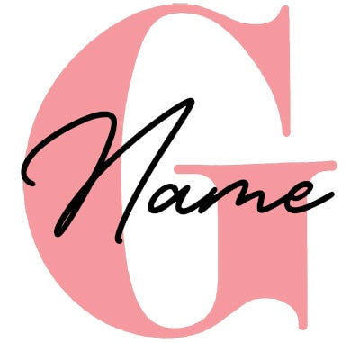 Monogrammed bodysuit with Name (12 mos, 18 mos, 24 mos)