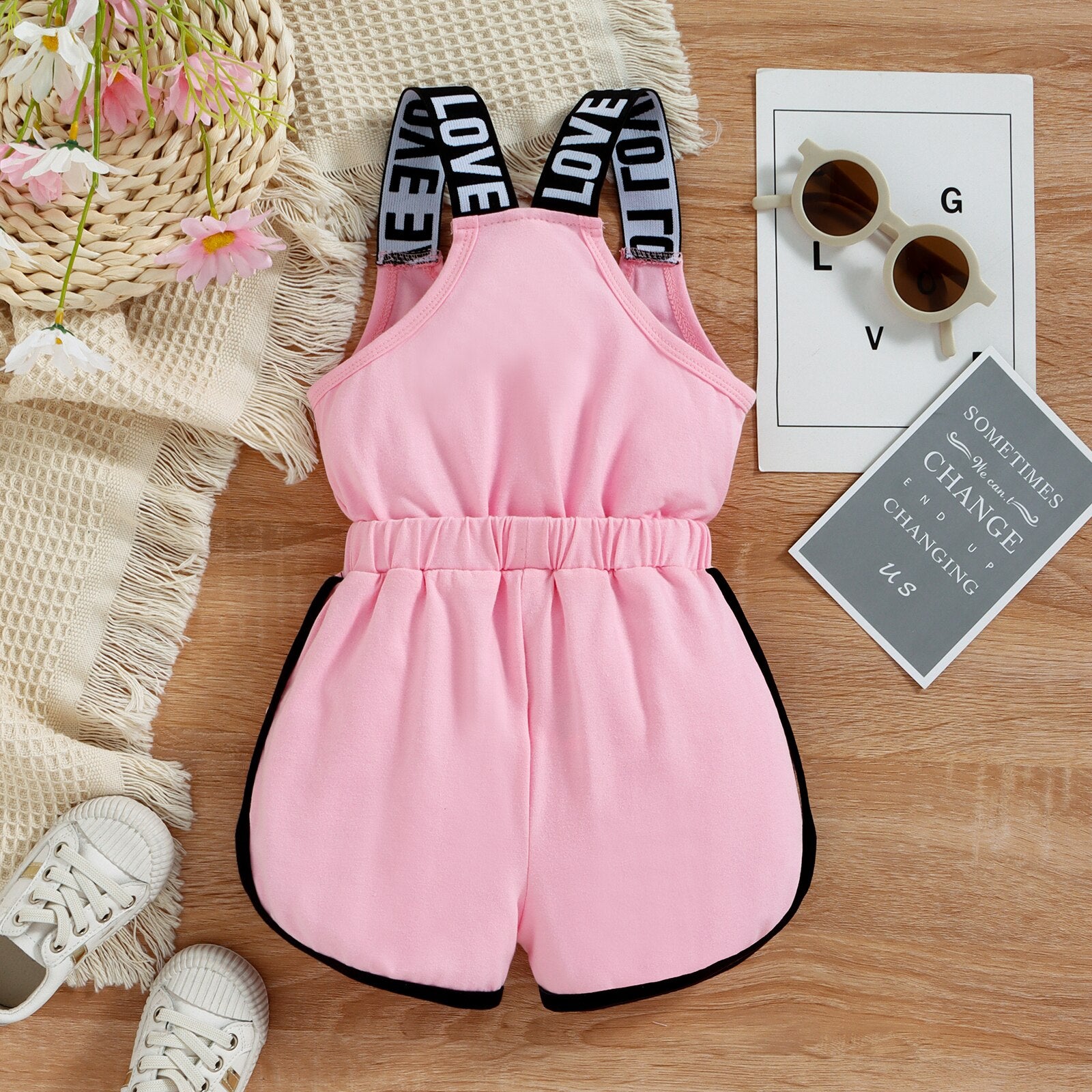 'Aliah" Baby Girl Romper 9M-4T