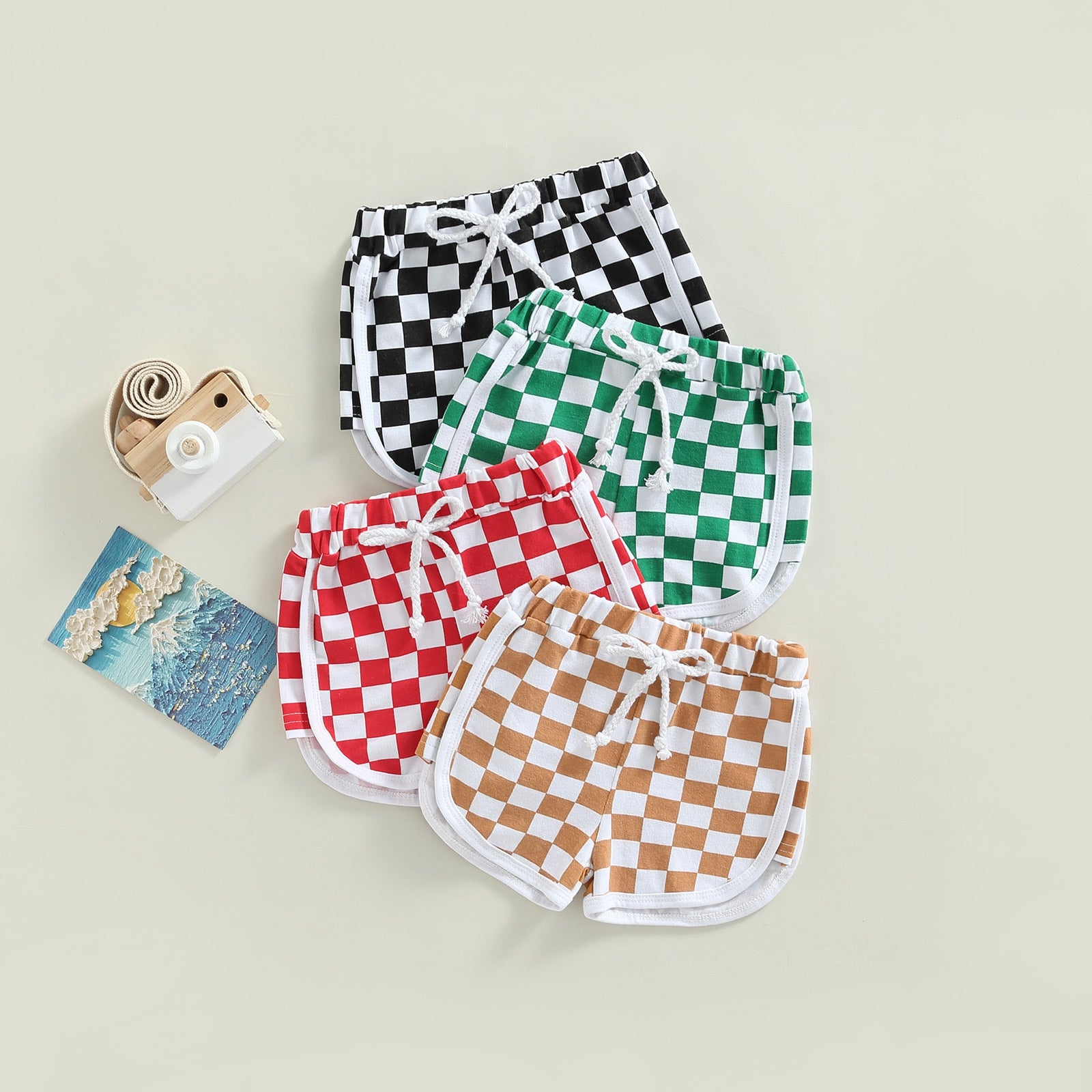 Checkerboard Shorts (3M-2T)