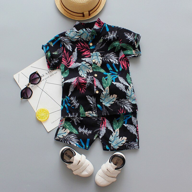 "Rico Suave" Boys Floral Outfits (12M-5T)