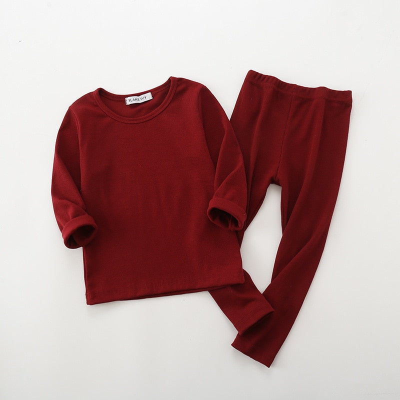 Solid Color Pajama Set (18M-7T )Color Set 2