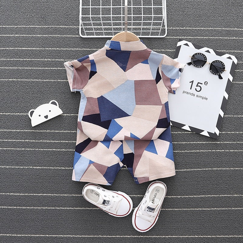 "Gregorio" Geometric Boys 2Pcs/set (9M-4T)