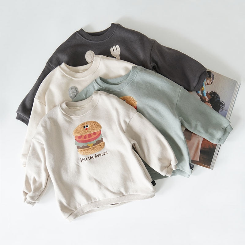 “Theo” Cute sweatshirts (6M-3Y)