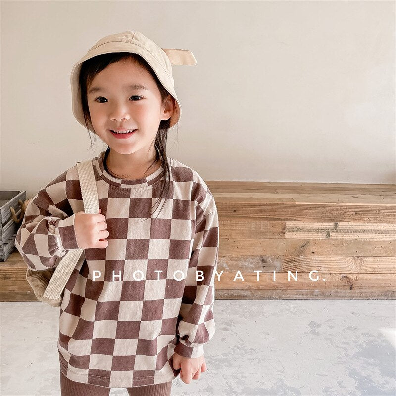 Booker Checkerboard Top (Sizes 6M-7T)