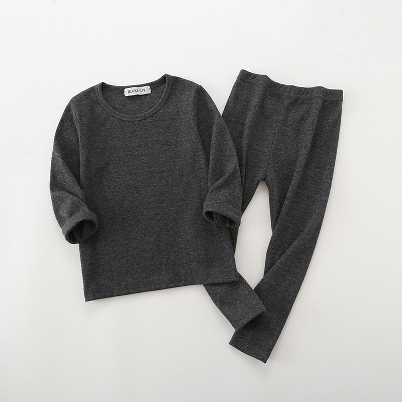 Solid Color Pajama Set (18M-7T) Color Set 1