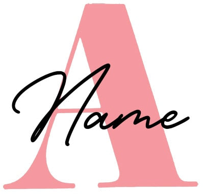 Monogrammed bodysuit with Name (12 mos, 18 mos, 24 mos)
