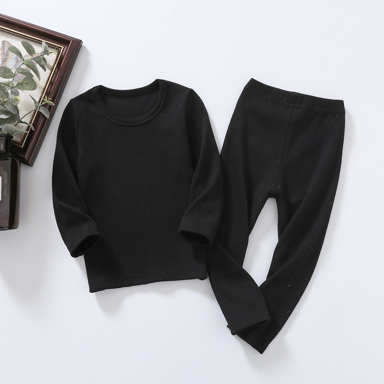 Solid Color Pajama Set (18M-7T )Color Set 2