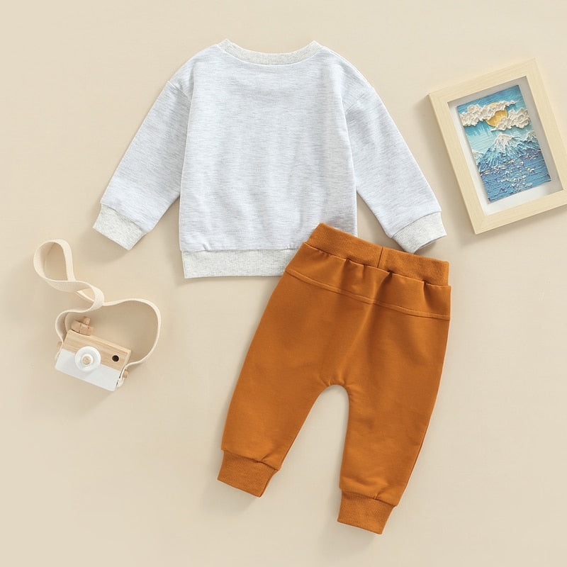 Baby & Toddler Boys Nickname Sweatshirt and Pants Set 6M-3T