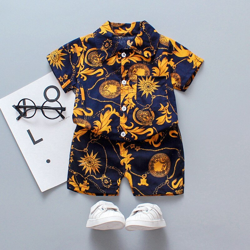 "Rico Suave" Boys Floral Outfits (12M-5T)