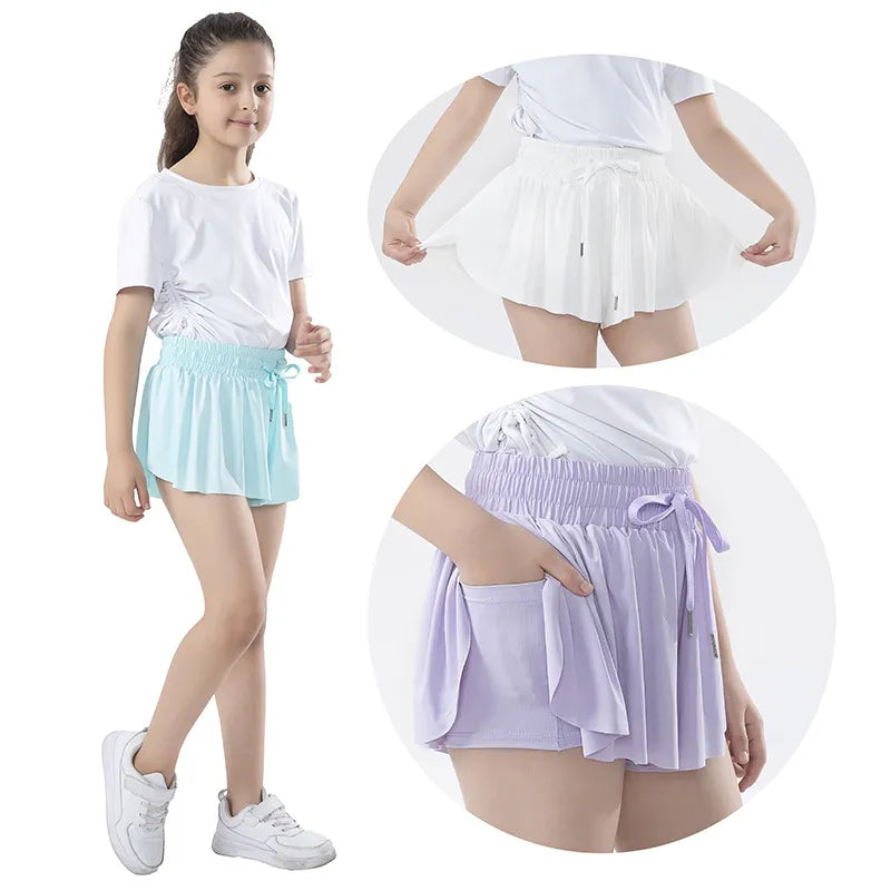 Girls Butterfly Shorts 3-15 Years