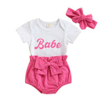 Baby Shorts Romper Set 'Wrenlee' Collection (0M-18M)