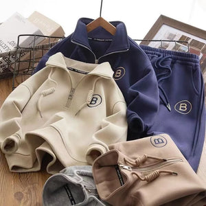 'Brooks' Super Thick Sweatshirt & Pants 2 Piece Set- Various Colors (4T-14T)