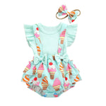 Baby Shorts Romper Set 'Wrenlee' Collection (0M-18M)