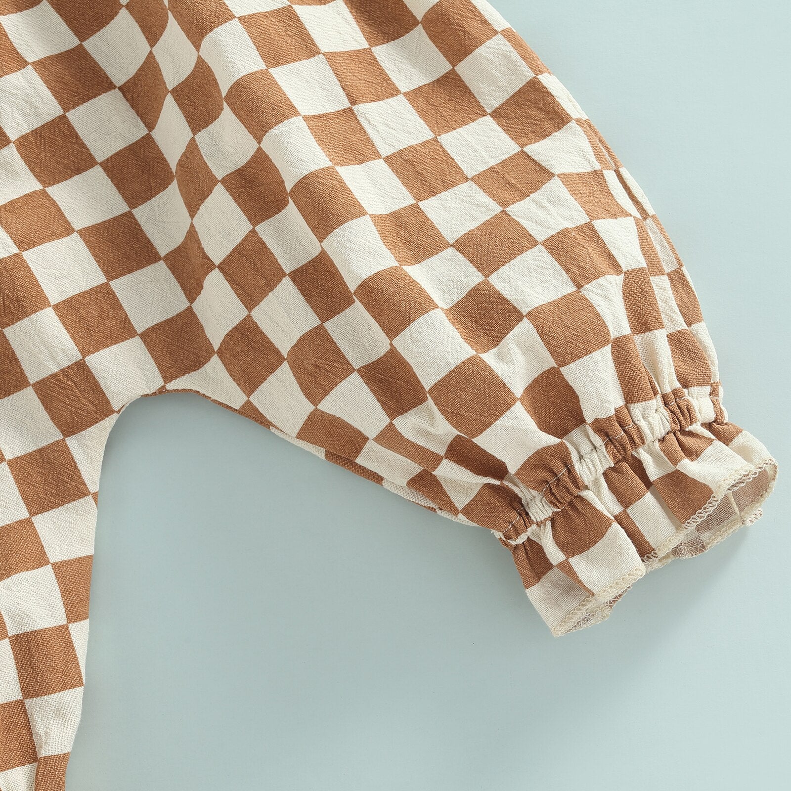 “Ruby” checked jumpsuit (6M-24M)