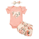 Baby Shorts Romper Set 'Wrenlee' Collection (0M-18M)