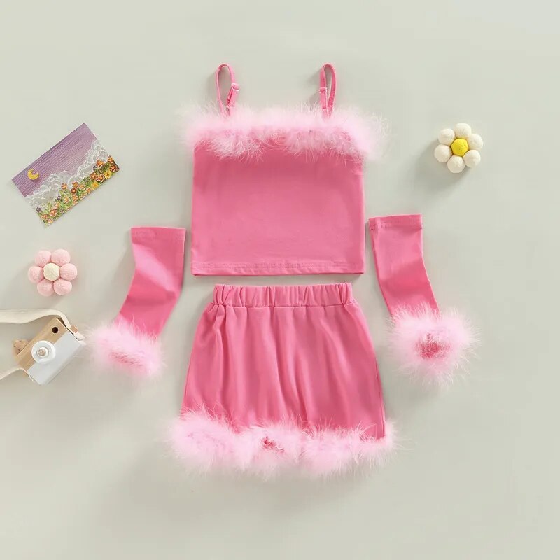 “Liliana” pink set (2T-6T)