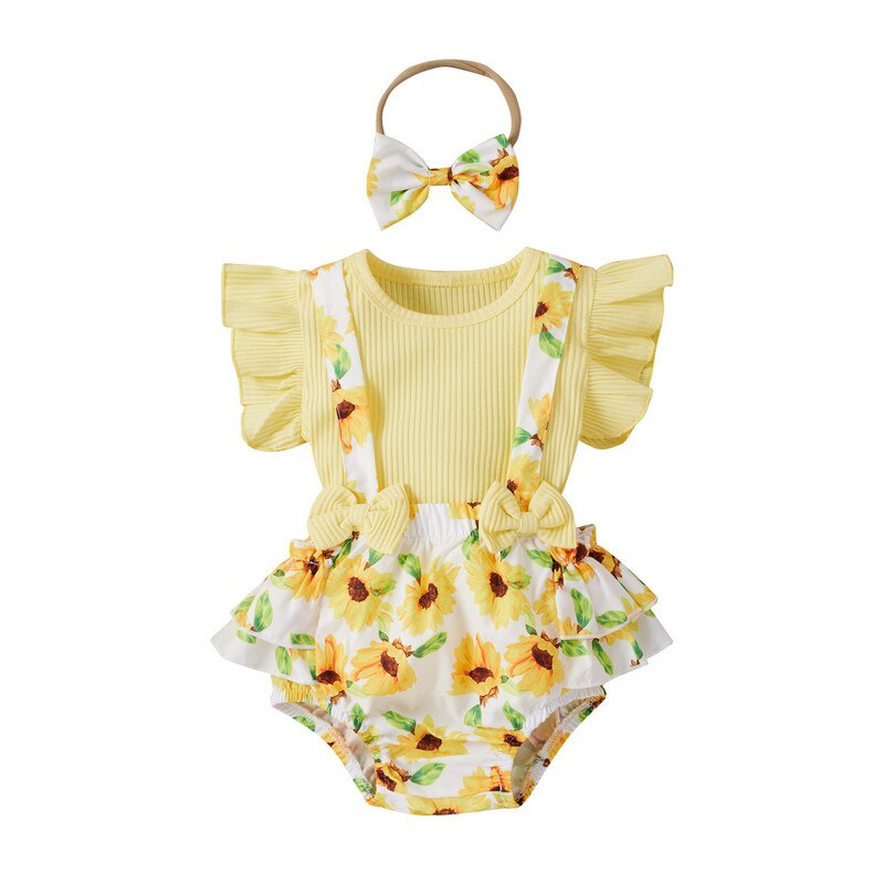Baby Shorts Romper Set 'Wrenlee' Collection (0M-18M)