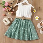 Cha-Cha Polka Dotted Dress (5T-13yrs)