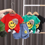 3D smiley face T-shirt 2T-5T Various Colors