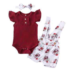 Baby Girl 3pcs fashion set 0-24m